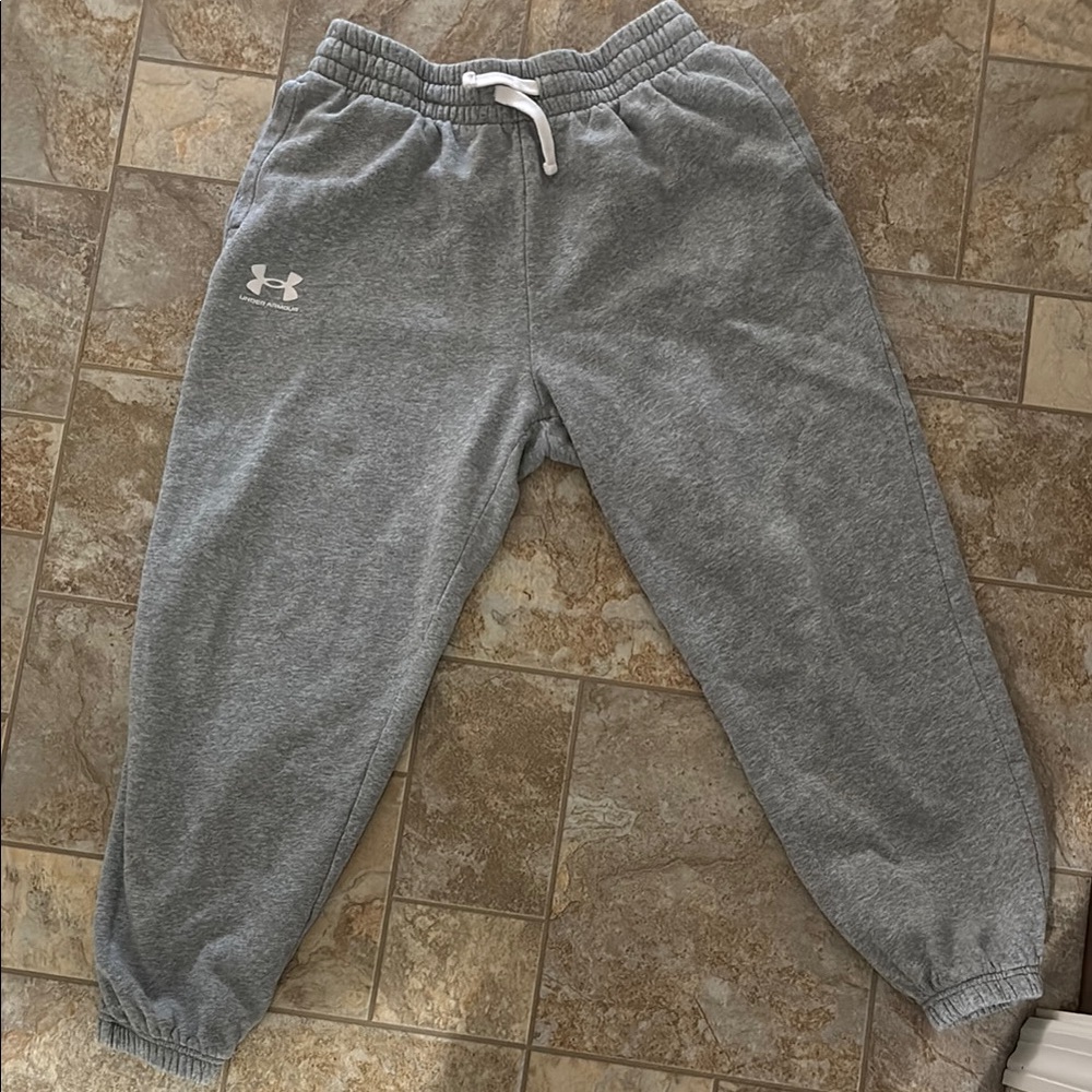 Gray Under Armor Sweat Pants